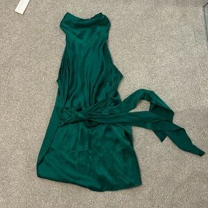 Green Amanda Uprichard silk dress
